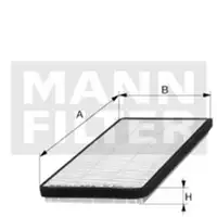 MANN-FILTER CU 2136 Innenraumluftfilter