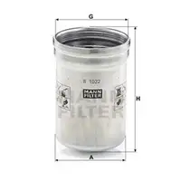 MANN-FILTER W 1022 Oelfilter