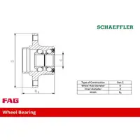 FAG 713 6267 90 Radlagersatz