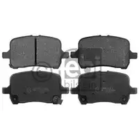 FEBI BILSTEIN 116146 Bremsbelagsatz für OPEL