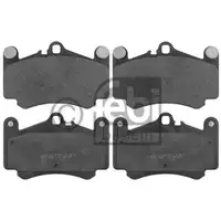 FEBI BILSTEIN 116168 Bremsbelagsatz für PORSCHE