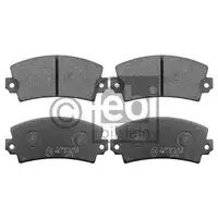FEBI BILSTEIN 116179 Bremsbelagsatz für RENAULT