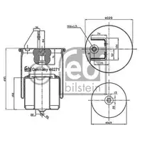 FEBI BILSTEIN 46271 Luftfederbalg