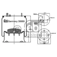 FEBI BILSTEIN 39989 Luftfederbalg für RENAULT