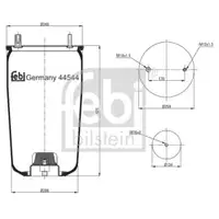 FEBI BILSTEIN 44544 Luftfederbalg
