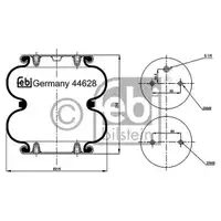 FEBI BILSTEIN 44628 Luftfederbalg