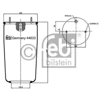 FEBI BILSTEIN 44633 Luftfederbalg
