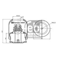 FEBI BILSTEIN 45664 Luftfederbalg