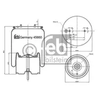 FEBI BILSTEIN 45660 Luftfederbalg