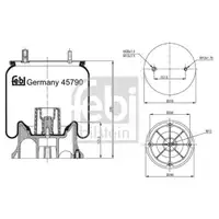 FEBI BILSTEIN 45790 Luftfederbalg