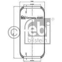 FEBI BILSTEIN 45887 Luftfederbalg