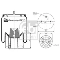 FEBI BILSTEIN 45937 Luftfederbalg