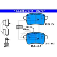 ATE 13.0460-2767.2 Belagsatz