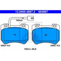 ATE 13.0460-4867.2 Belagsatz