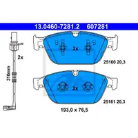 ATE 13.0460-7281.2 Belagsatz