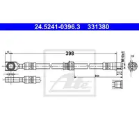 ATE 24.5241-0396.3 Bremsschlauch