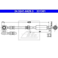 ATE 24.5241-0429.3 Bremsschlauch