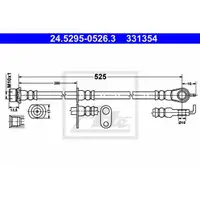 ATE 24.5295-0526.3 Bremsschlauch