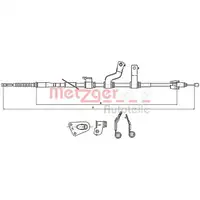 METZGER 17.2579 SEILZUG, FESTSTELLBREMSE