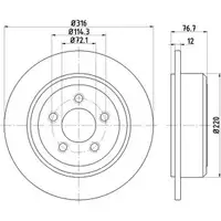 TEXTAR 92202703 Bremsscheiben 2 Stück für DODGE