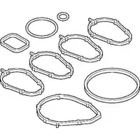 Dichtungssatz Ansaugkrümmer Elring 728.670 für Fiat für Lancia