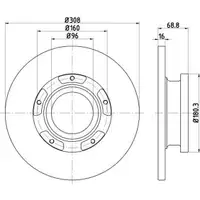 TEXTAR 92273903 Bremsscheiben 2 Stück hinten FORD