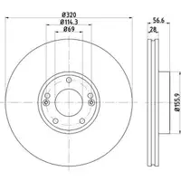 TEXTAR 92272803 Bremsscheiben 2 Stück HYUNDAI