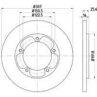 TEXTAR 92274103 Bremsscheiben 2 Stück hinten FORD