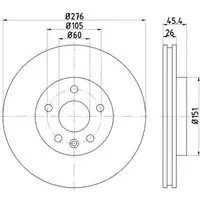 TEXTAR 92277103 Bremsscheiben 2 Stück vorne für OPEL