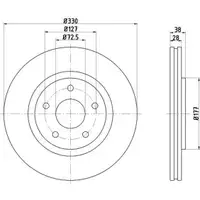 TEXTAR 92278903 Bremsscheiben 2 Stück vorne FIAT