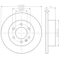 TEXTAR 93143303 Bremsscheiben 2 Stück hinten MERCEDES-BENZ