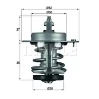 Thermostat Kühlmittel Mahle TX 69 79 Behr für Honda für Rover