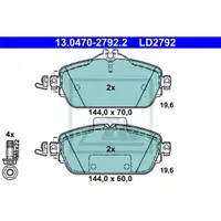 ATE 13.0470-2792.2 Ceramic Belagsatz