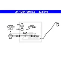 ATE 24.1294-0015.3 Bremsschlauch