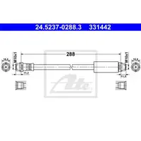 ATE 24.5237-0288.3 Bremsschlauch
