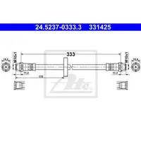 ATE 24.5237-0333.3 Bremsschlauch