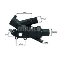 Thermostat Kühlmittel Mahle TH 43 83 Behr für Citroën für Fiat für Ford für DS