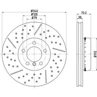 TEXTAR 92265025 Bremsscheiben 2 Stück vorne BMW