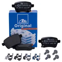 ATE Bremsenset Bremsscheiben Ø264 voll Bremsbeläge hinten Opel Adam Corsa E