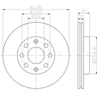 TEXTAR 92133403 Bremsscheiben 2 Stück vorne CHEVROLET