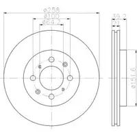 TEXTAR 92165903 Bremsscheiben 2 Stück vorne HONDA