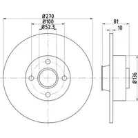 TEXTAR 92154503 Bremsscheiben 2 Stück hinten RENAULT