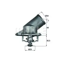 Thermostat Kühlmittel Mahle TI 224 92 Behr für Gmc für Opel für Vauxhall