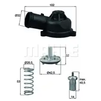 MAHLE TI 244 83D Integralthermostat mit Dichtung