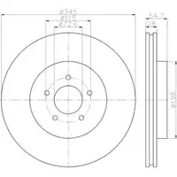 TEXTAR 92177105 Bremsscheiben 2 Stück vorne CHRYSLER