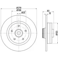 TEXTAR 92237203 Bremsscheiben 2 Stück hinten RENAULT