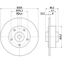 TEXTAR 92196003 Bremsscheiben 2 Stück hinten RENAULT