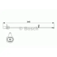 BOSCH 1 987 474 507 Warnkontakt, Bremsbelagverschleiß