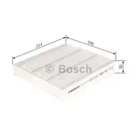 BOSCH 1 987 432 133 Filter, Innenraumluft