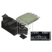 FEBI BILSTEIN 100043 Widerstand für OPEL, FIAT, ALFA, CITROËN, PEUGEOT